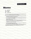 Memo Page